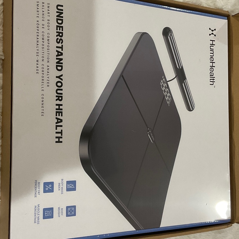 HumeHealth Smart Body Composition Analyzer - Black